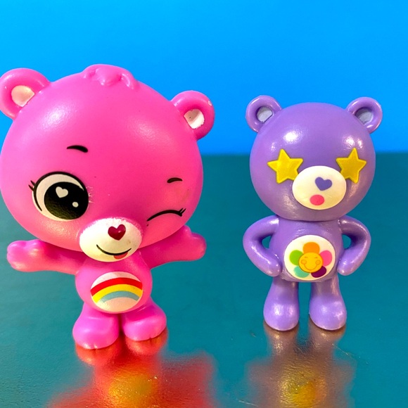 CARE BEARS BUNDLE SURPRISE CARE BEARS CUB 2.25” & 2017 HARMONY CARE BEAR 1.75” - Picture 2 of 11
